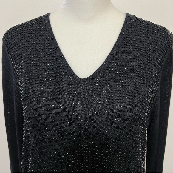 Belford Sweaters - Vintage Belford for Saks Fifth Avenue Beaded Sweater Evening